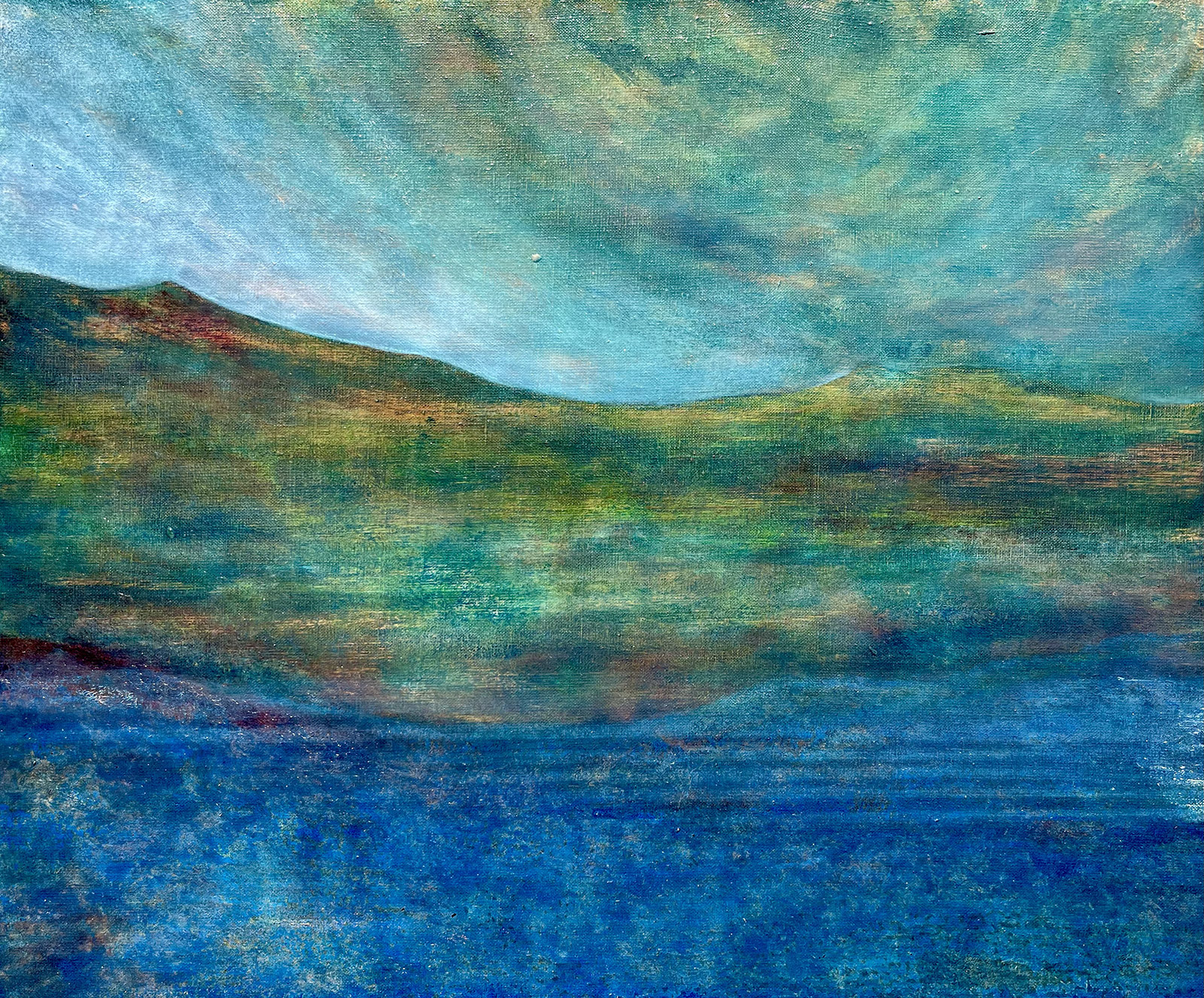 Gouache sur papier d'Alexandre Calder. Œuvre présentée aux côtés de Dominique Spiessert, Olivier Debré, Alexander Calder, Fleur Cozic, Sacré Fred etc. Exposition collective 2024 Galerie Veyssière